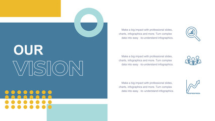 Work Process Presentation with Percentage Indicators
