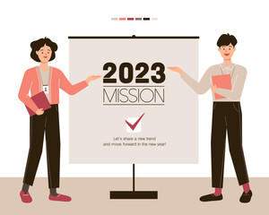 발표하는 직장인