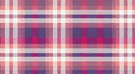 Pink Purple Plaid Texture.