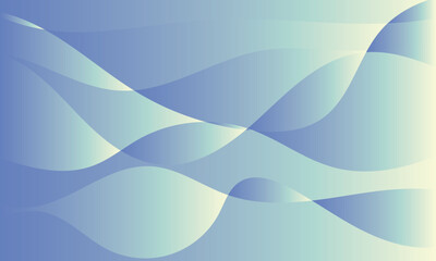 Abstract blue and yellow gradient waves background