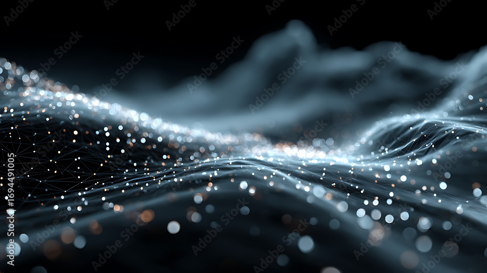 Poster abstract background of technology, science and cloud computer.wallpaper of tech concept pattern and 