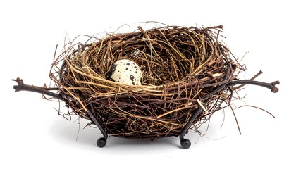 Obraz premium Bird's nest with egg