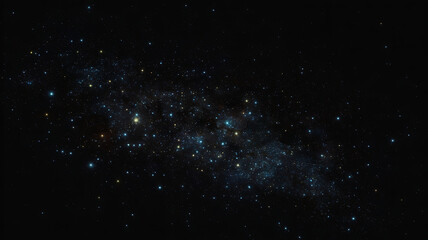 Fototapeta premium Abstract swirling particles and glowing light trails creating cosmic nebula and galaxy effects