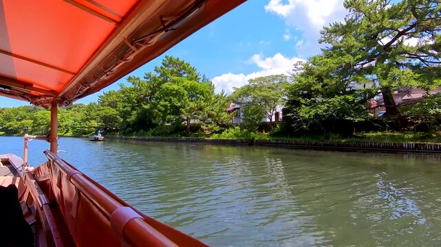 松江城下堀川めぐり 島根県松江市