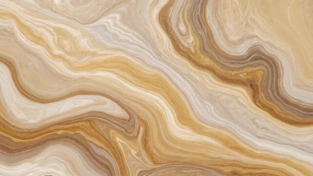 Elegant Beige Agate Marble Fluid Texture
