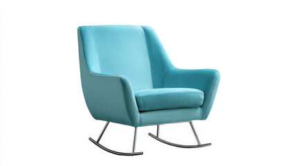 elegant rocking chair featuring sleek modern design and single captivating color