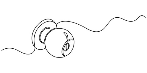 Obraz premium Door knob continuous one line drawing. Open door one line illustration. One continuous line drawing of opened door. Door outline drawing illustration. Continuous one line drawing of Opened door design