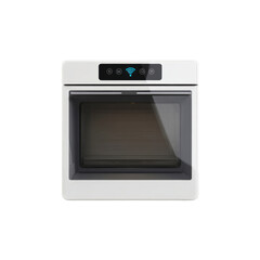 Fototapeta premium Smart Oven Modern White Built-in Wifi Enabled Kitchen Appliance