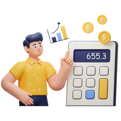 Account management  illustration PNG File