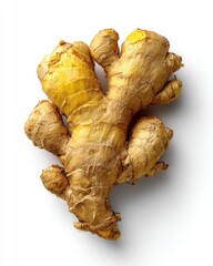 Fresh ginger root, top view (3)