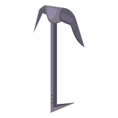 Illustration of a pickaxe isolated on white background, perfect for construction