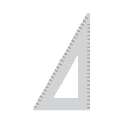 Triangle Ruler Vector Graphic of a Standard Drafting Tool