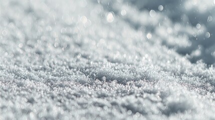 Obraz premium A snow covered ground with a blurry background