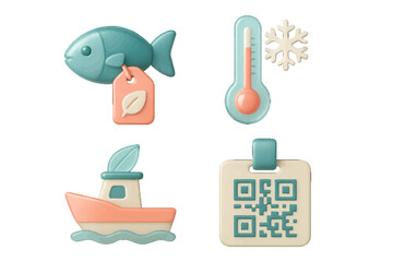 Sustainable seafood production, cold chain logistics, marine transport, and digital traceability in modern supply chain management