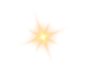 Png gold Warm Light Shinig Star Overlay. Yellow Sparkle
