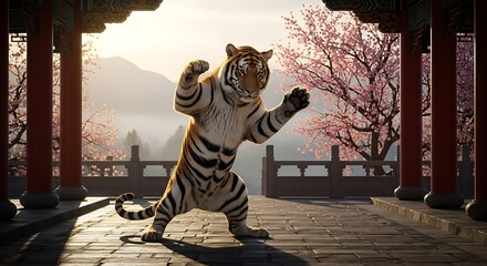 Tiger Kung Fu Sunrise Temple.