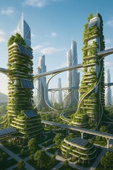 Futuristic Eco City