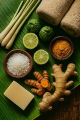 Thai Herbal Spa Flat Lay