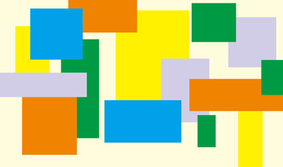 abstract and colorful background banner with squares