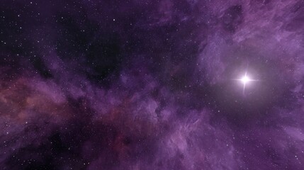 Fototapeta premium Distant star with erratic flickers, a cosmic enigma defying known patterns