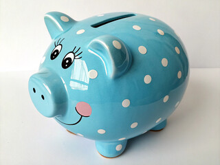 Budget savings piggy bank
