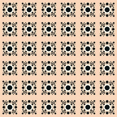 Seamless Polka Dot Pattern Background with Bold Dots for Fabric, Textile and Wallpaper Design