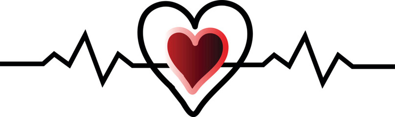 Artistic Heart Doodles Bundle – Handcrafted Romance and Love Icon Set Featuring Playful Cardiogram Sketches, Shadows, and Vector Illustrations