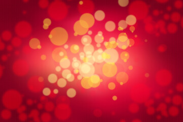 Bright abstract template with light glowing glitter effects on blurred background