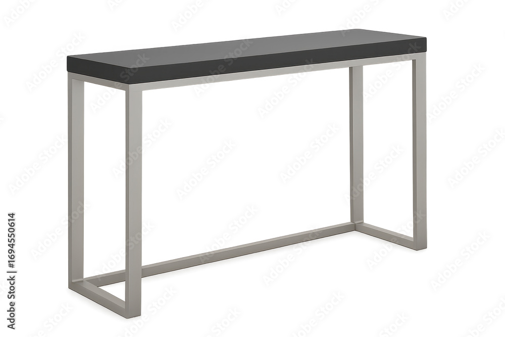 Poster elegant console table isolated on a transparent background, sophisticated style