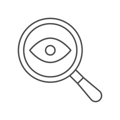 Observation  thinline icon , vector, pixel perfect, illustrator file 
