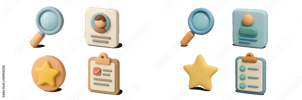 Poster modern collection of essential business and user interface symbols for digital platforms and applica
