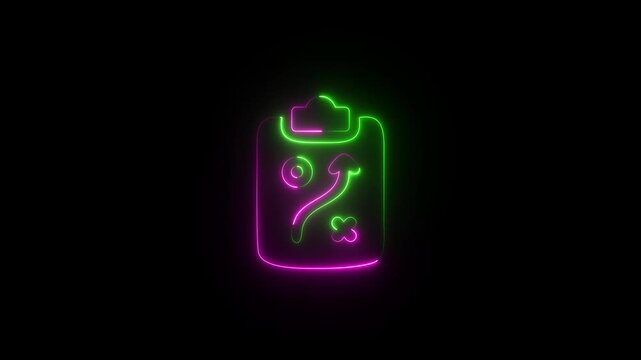 Abstract glowing Strategic planning icon, plan to overcome difficulty or obstacle to reach goal or target,Business problem-solving concept with people analyzing a complex path on a document.