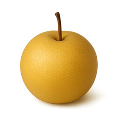Asian pear isolated on transparent background
