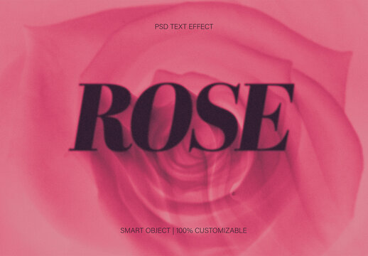 Rose Text Effect