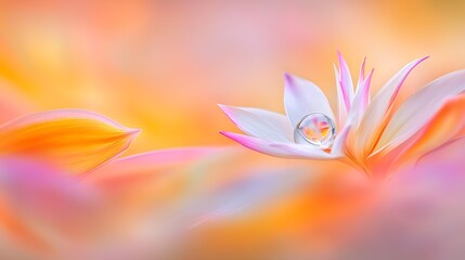 Single droplet detail, 100mm macro at f13, sharp optical clarity with crisp highlights and subtle reflection lines