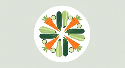 Colorful Veggie Plate Arrangement. (2)