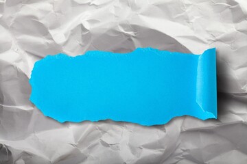 Blue blank price tag template or sticker label for text