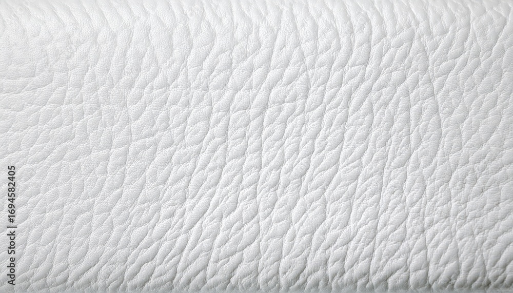 Aufkleber white leather texture with soft grain pattern and natural wrinkles creating elegant abstract backgro