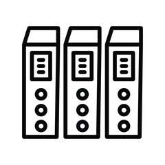 Binder  line icon , vector, pixel perfect, illustrator fileProject 
