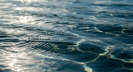 Sunlit Pool Water Texture.