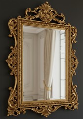 Gilded Reflections: A Baroque Mirror