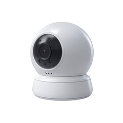 Modern Smart Home Security Camera - White Dome Design