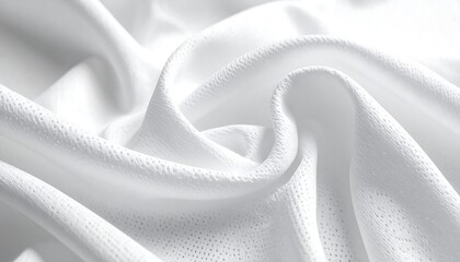 Close-up of white fabric texture