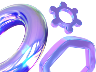 transparent 3d iridescent liquid glass ribbon wave line with neon rainbow light texture on abstract black background. Holographic gradient water flow with speed motion abstract colorful background