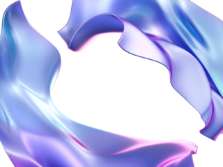 transparent streaks 3d glass holographic with speed motion effect. Dynamic blue pink background with gradient curve wave shapes, crystal light hologram energy. Abstract bg, wallpaper  - 1