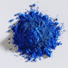Pile of vibrant blue powder (2)
