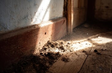 Dusty corner of an old house