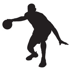 Basketball Player Silhouette