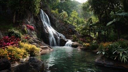 waterfall in the woods