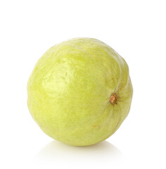 Fresh white guava isolated on white background